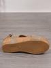 Sandali Zeppa da Donna con Suole Spesse e Borchie Incrociate, Sandali con Tacco Alto e Punta Aperta per l'Estate