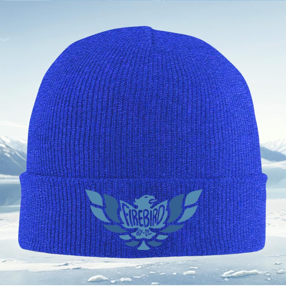 Design odznaku ve tvaru křídla Firebird Pánská Dámská Unisex Pletená Čepice Beanie Pulovrová Čepice Zimní Tepelná Teplá Vánoční Venkovní Cyklistika