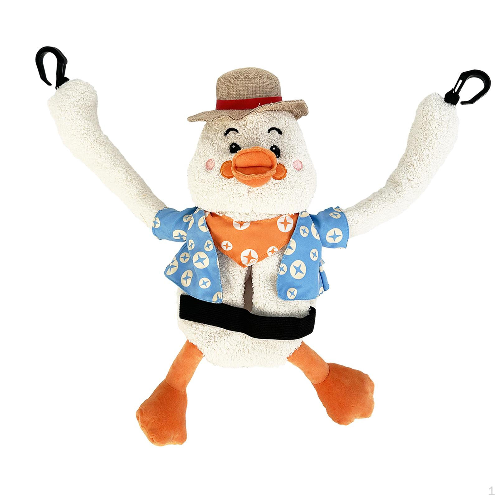 

Очаровательный органайзер для салфеток в виде утки - уникальный аксессуар для салона автомобиля Double Hooks Hanging