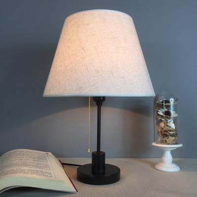 Table Lamp Shade Retro Linen Fabric Lampshade Bedroom Bedside Lamp Studies Hotel Wall Lamp Lampshade Floor Light Cover E27