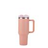40oz/1200ml Large Capacity Insulation Tumbler With Straw, Portable Car Cup With Handle Suitable For Car Home Office Travel Birthday Gifts
