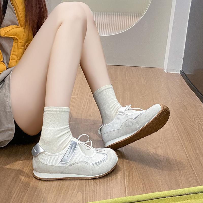 Fashion Women Sports Shoes Summer Sneakers New Fashion Running Sandals 2025 Casual Loafers Bow Lace-up Flats Shoes Hiking Mujer Zapatos