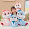 Big Eyes Snake Year Plush Toy Hat Lucky Snake Doll Keychain  New Year Gifts