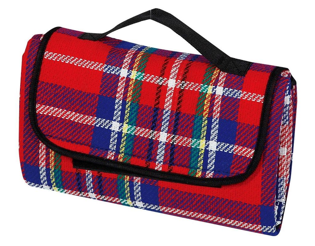 Captain Stag Picnic Sheet Acrylic Brushed Red (Warm/90x140cm) (UB-3002)