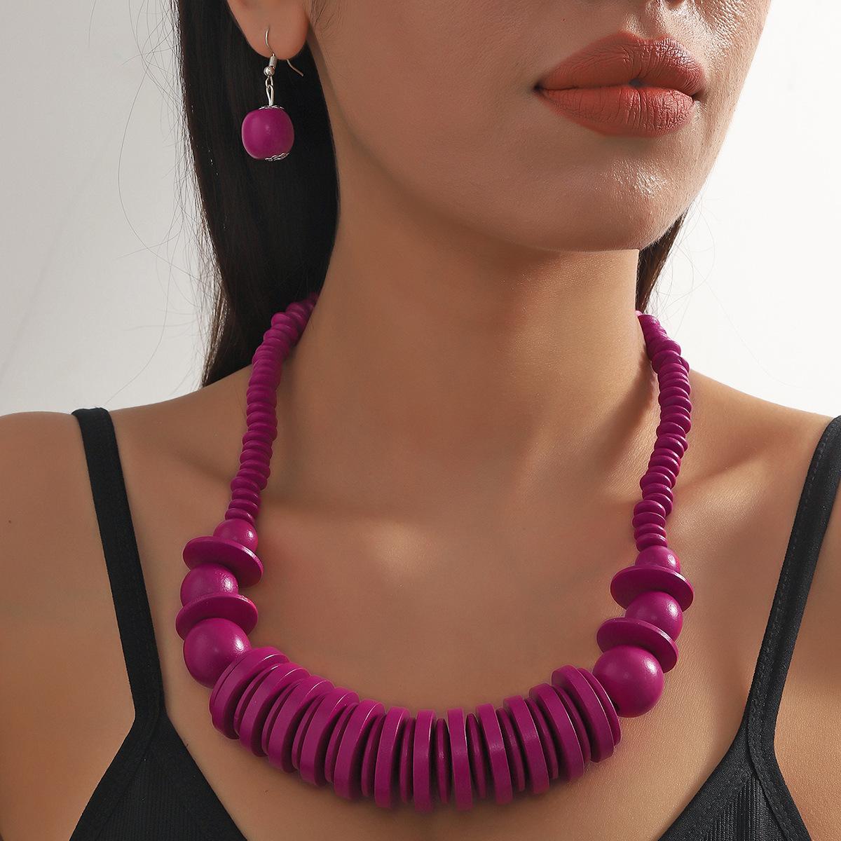 

Модні Ювелірні Вироби Для Жіночого Комплекту рожевий