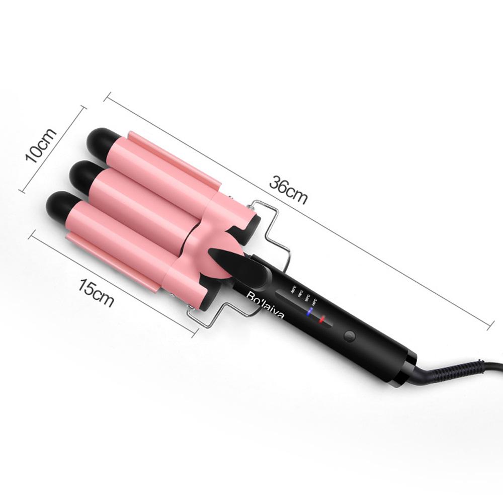 2022 New Wand Curling Iron Hair Curler Triple Barrels Ceramic Hair Curling Iron Professional Hair Waver Tongs Styler Tools