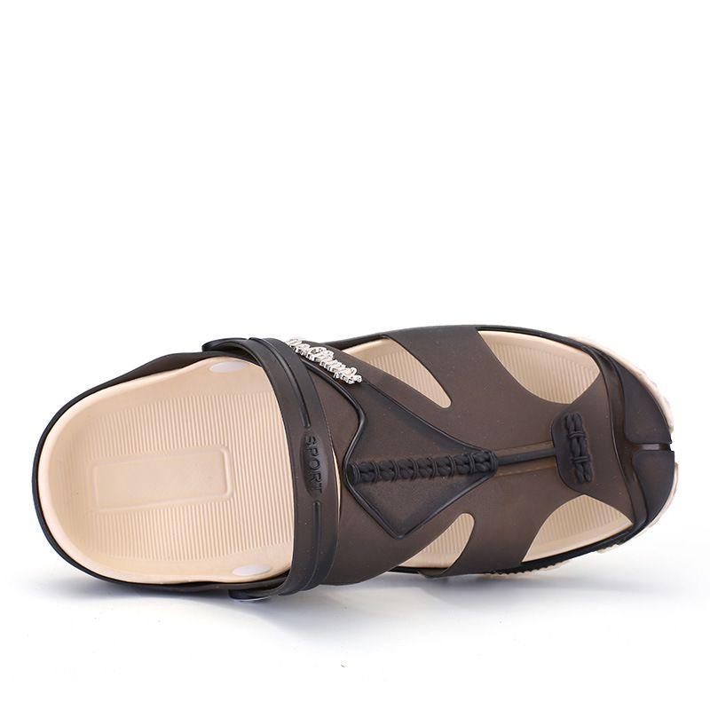 Versatile Mens Flip Flops Sandals Rubber Casual Men Shoes Summer Fashion Beach Slippers