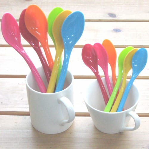 Nagao Tsubame-Sanjo Leaf Cutlery Spoons, Medium, Set of 6, Made in Japan