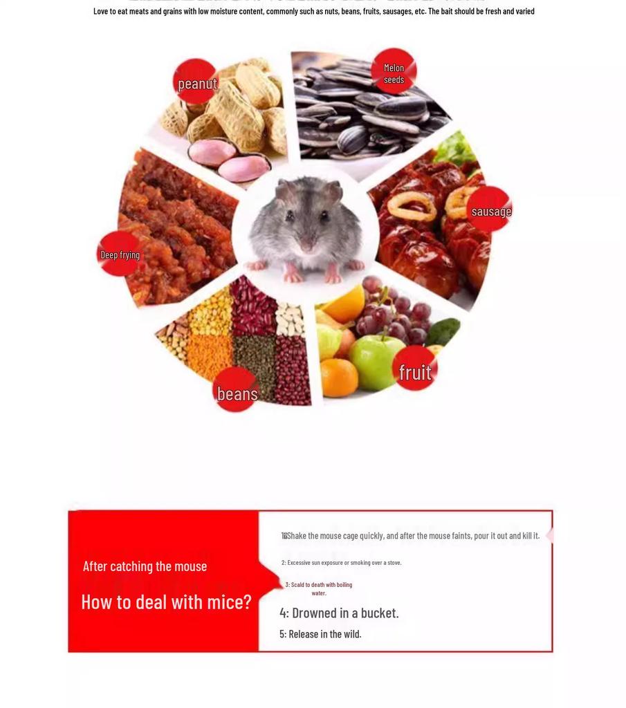 Automatic Mouse Trap & Rodent Repellent for Home - Humane Mice/Rat Solution