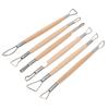 6Pcs Clay Sculpting Loops Rakes Tools Set Double Ended Pottery Modelling Shaping Craft Kit