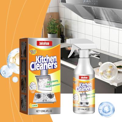 Kitchen Foam Cleaner, Removes Stubborn Grease and Grime from Household Stoves and Range Hoods, 120ml