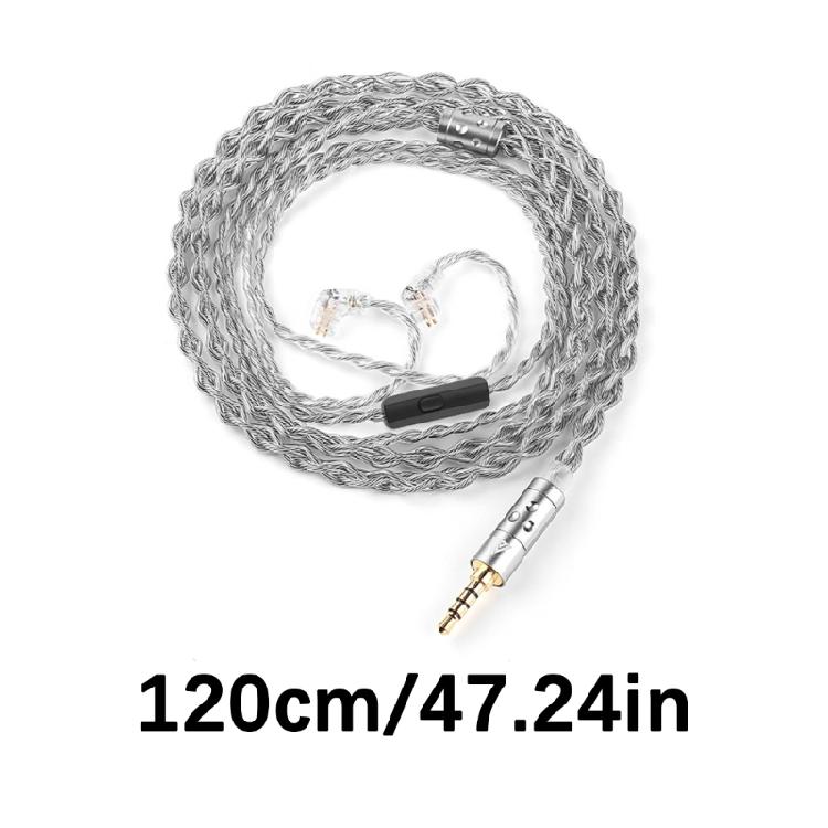Advanced Coaxial Braided Silver Coated Cable High Conductivity Optimized for Accuracy Sound Equipment Connection