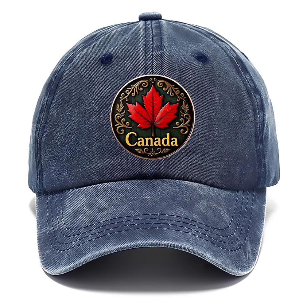 1pc Men  Women Classic Canada Style  Adjustable Soft Breathable Curved Brim Hat Suitable for Outdoor Casual Wear