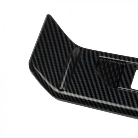 Carbon Fiber Style Rear Tail Light Side Lamp Trim Cover For Toyota Tundra +