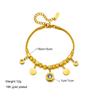 Stainless Steel Roman Numerals Zircon Necklace Bracelet For Wome Jewelry Accessories