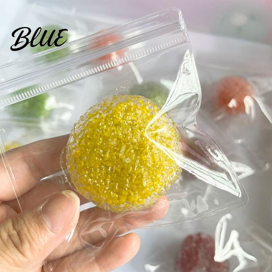 Sensory Stress Relief Ball Shapeable Waxberry Anxiety Textured Squeeze RElief Toy Adults Soft Stretchy Decompression Moldable Pinch Fidget