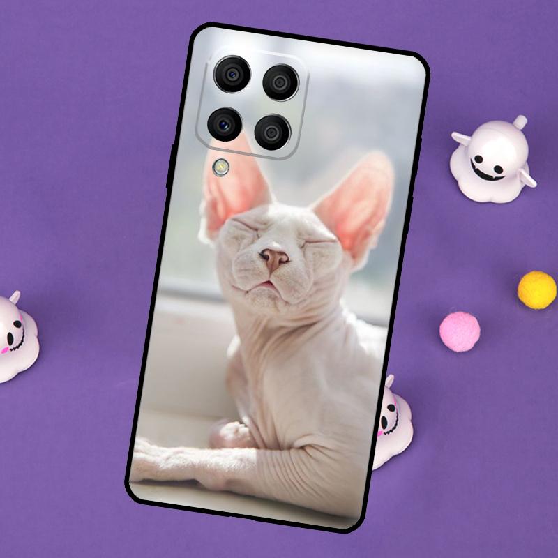 Sphynx Cat Cover For Samsung Galaxy M32 M52 M12 M13 M33 M23 M53 M15 M55 M31 M51 M14 M34 M54 M20 Case