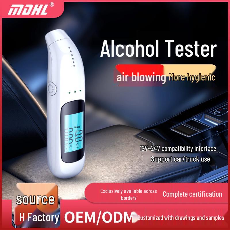 High-precision Breath Alcohol Tester for Drunk Driving, Specialized for Accurate Measurements, Exported to Japan.
