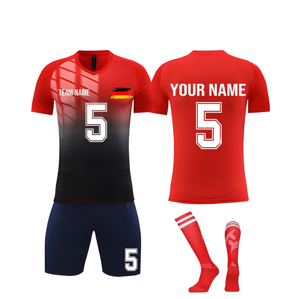 Set Tricouri Personalizate Barbati Fete Cu Numar Numar Tricouri Personalizate Fotbal Pentru Baieti Costum Antrenament