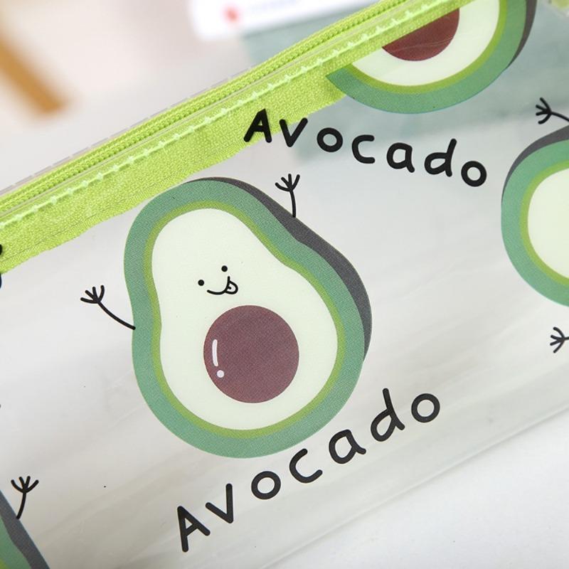 1PC Pencil Case Avocado School Pencil Box Pencilcase Pencil Bag School Supplies Stationery