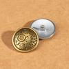 10 Stück Runde Metallknöpfe Herren- und Damenbekleidung Jacke Mantel Retro-Knöpfe Vielseitiger Anzug Pullover Premium Knopfzubehör