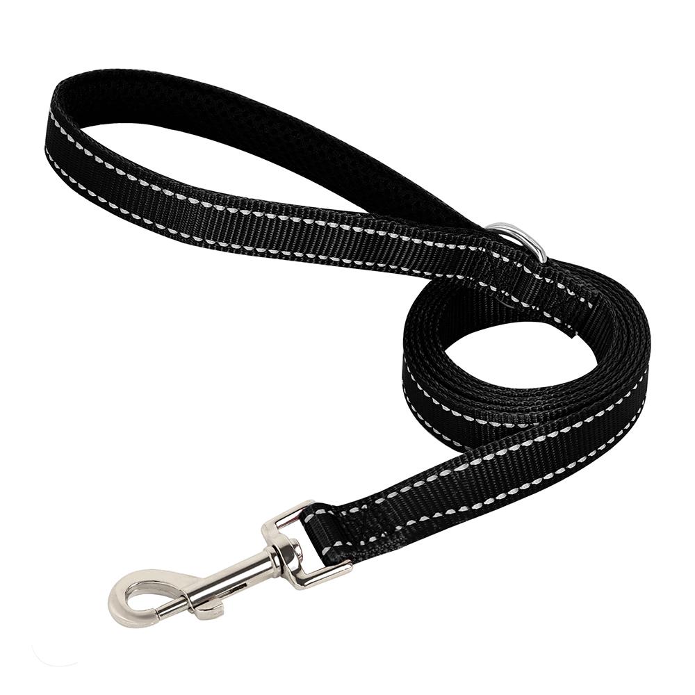 150cm Reflective Dog Leash 5ft Nylon Mesh Pet Running Walking Leads Strap for Small Medium Large Dogs Pitbull Puppy Rope Belt