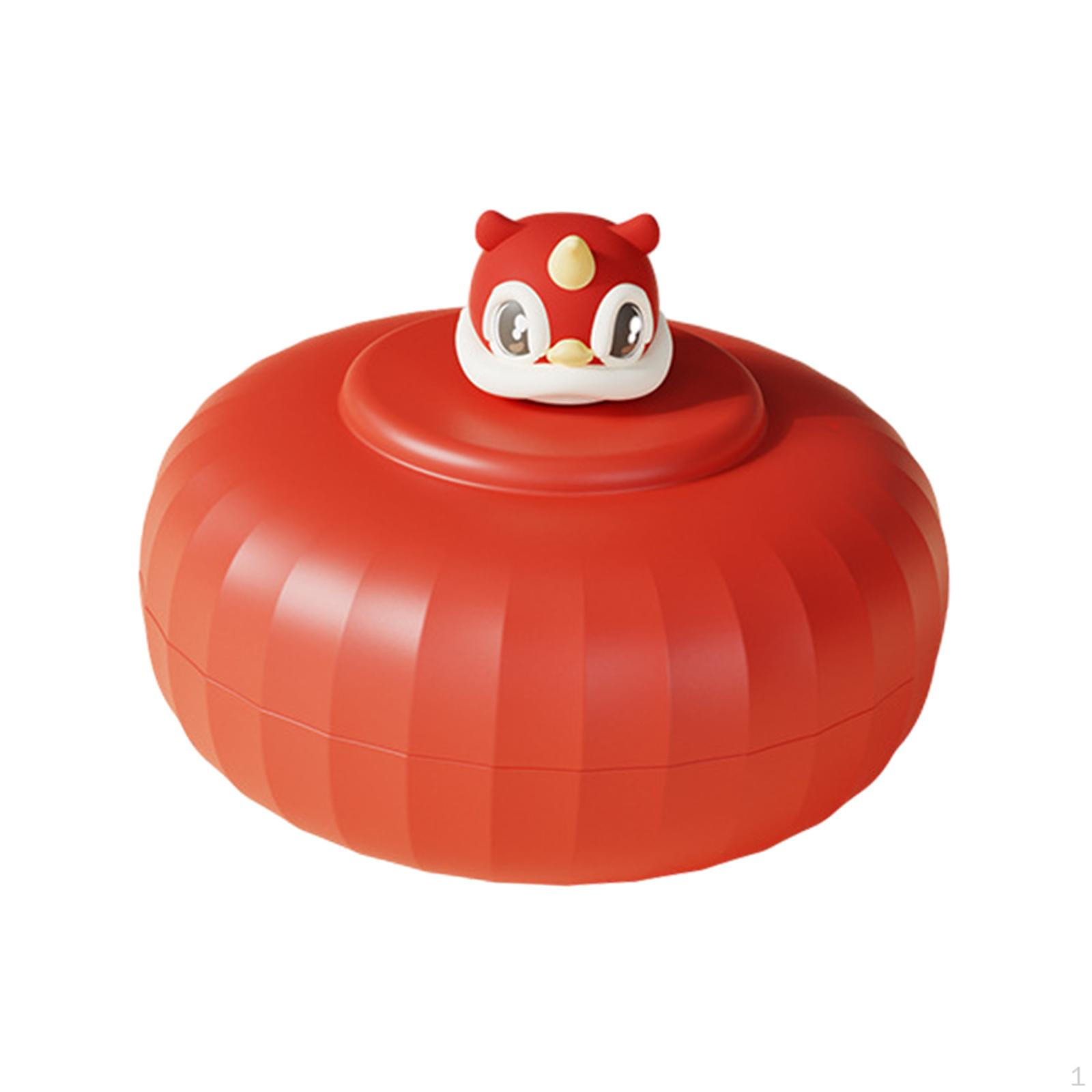 

Поднос для закусок и орехов на китайский Новый год в форме льва с отделением Red Small