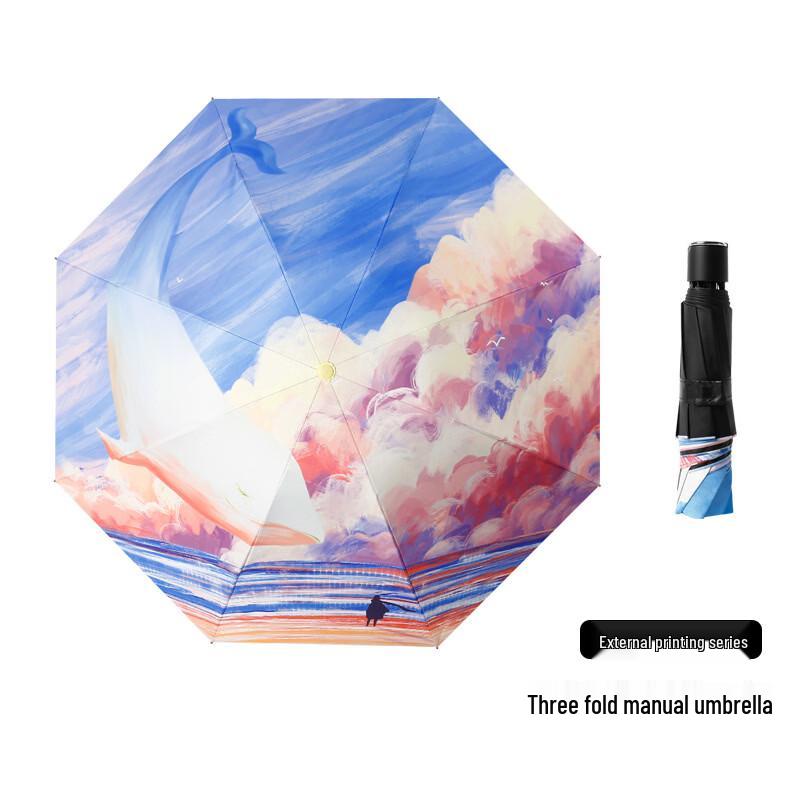 Tian Ai UV Protection 3-Fold Umbrella
