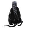 Fishing Sling Bag with Rod Holder Nylon Rainproof Lightweight Fishing Tackle Storage Backpack for Outdoor Fishing Gears