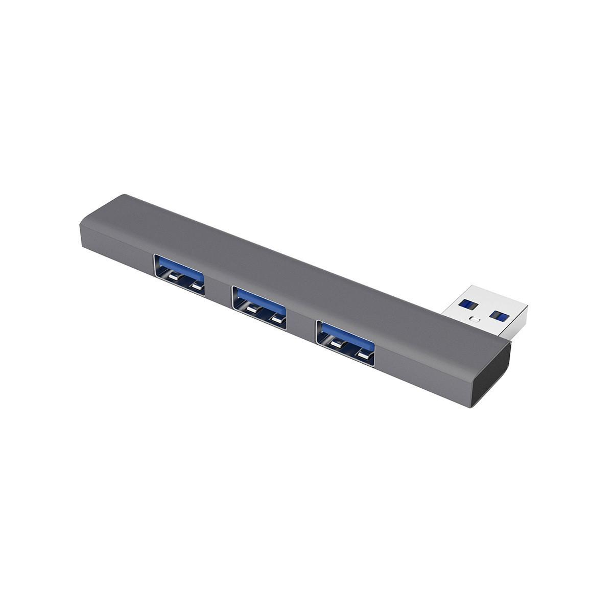 

Aluminum USB-C 4-Port Hub with Side-Curved Design