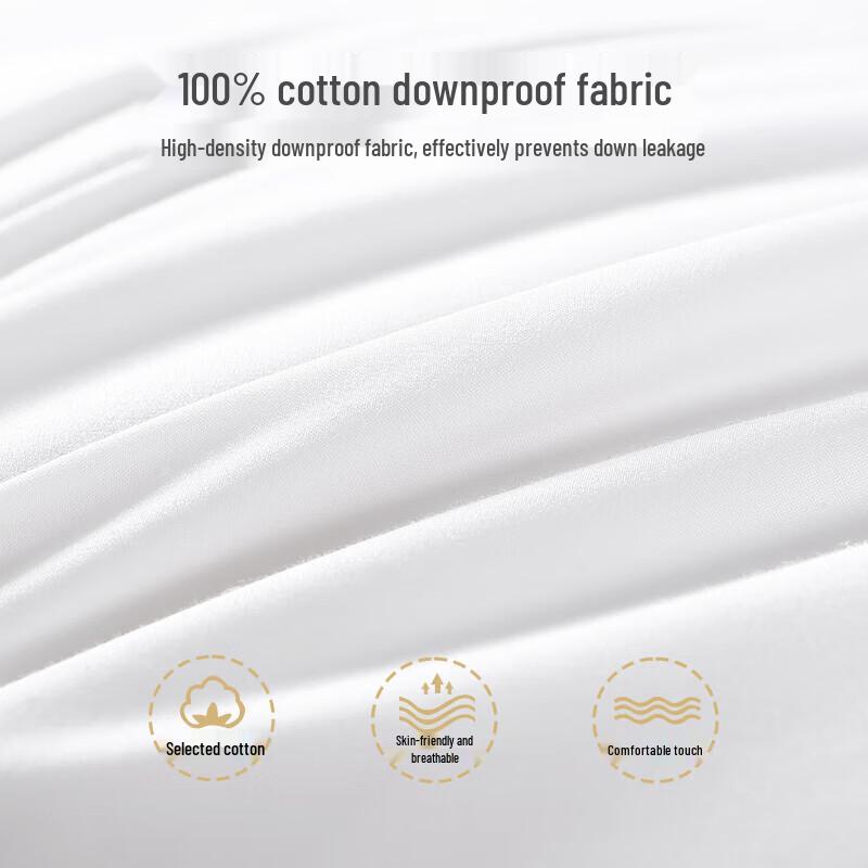 Lanman White Goose Down Comforter