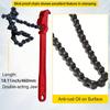 12 Inch Heavy-Duty Ratcheting Chain Wrench Reversible Oil Filter Tool Pipe Fittings Tools Fit Oil Filter Chain Wrench Pliers