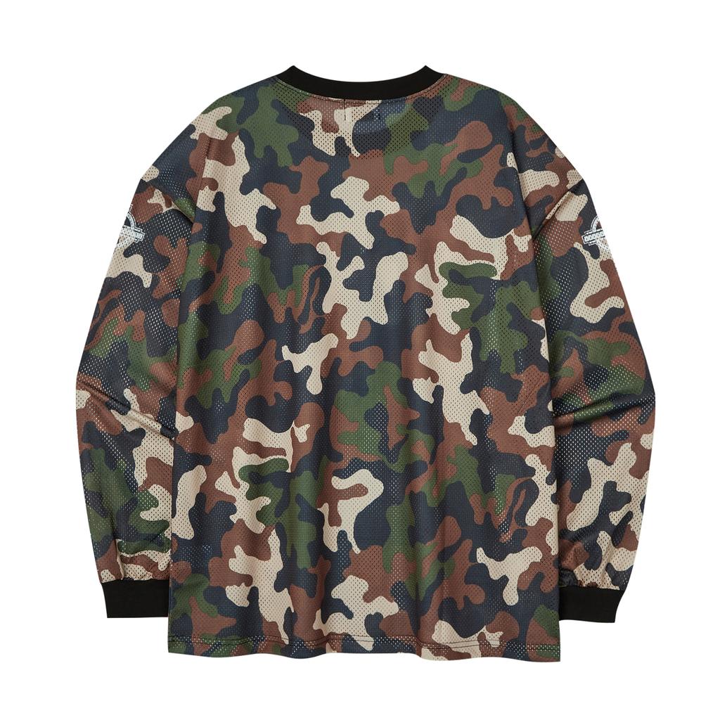 Akesi Cross Mesh Jersey Long Sleeve - Camo