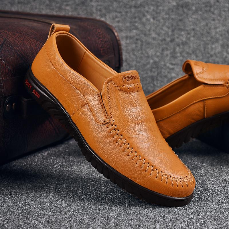 Large Size Casual Leather Shoes Men Fashion Driving Men's Shoes Mens Loafers