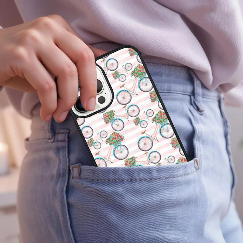 Bike Pattern Phone Case For iPhone 17 Air 15 16e 14 13 Pro Max Coque 12 11 Pro Max PLUS cover