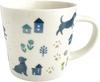 Alta Paw Print H8 AR0604560 Mug, Dog, Size Approx. W11.5 D8.8