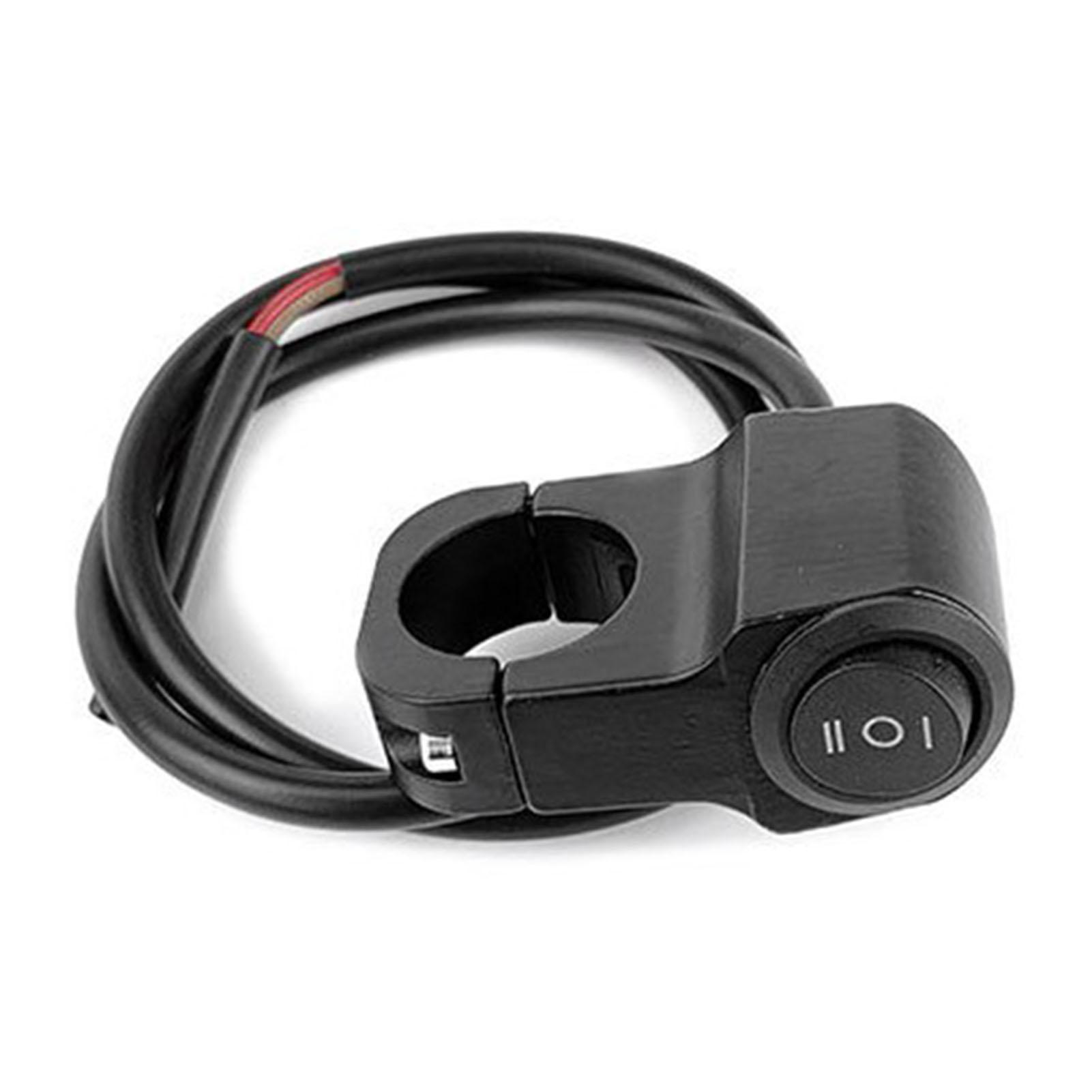 

Переключатель фары мотоцикла Алюминиевый сплав Мотоцикл ВКЛ ВЫКЛ Кнопочный Тумблер Руль Управление