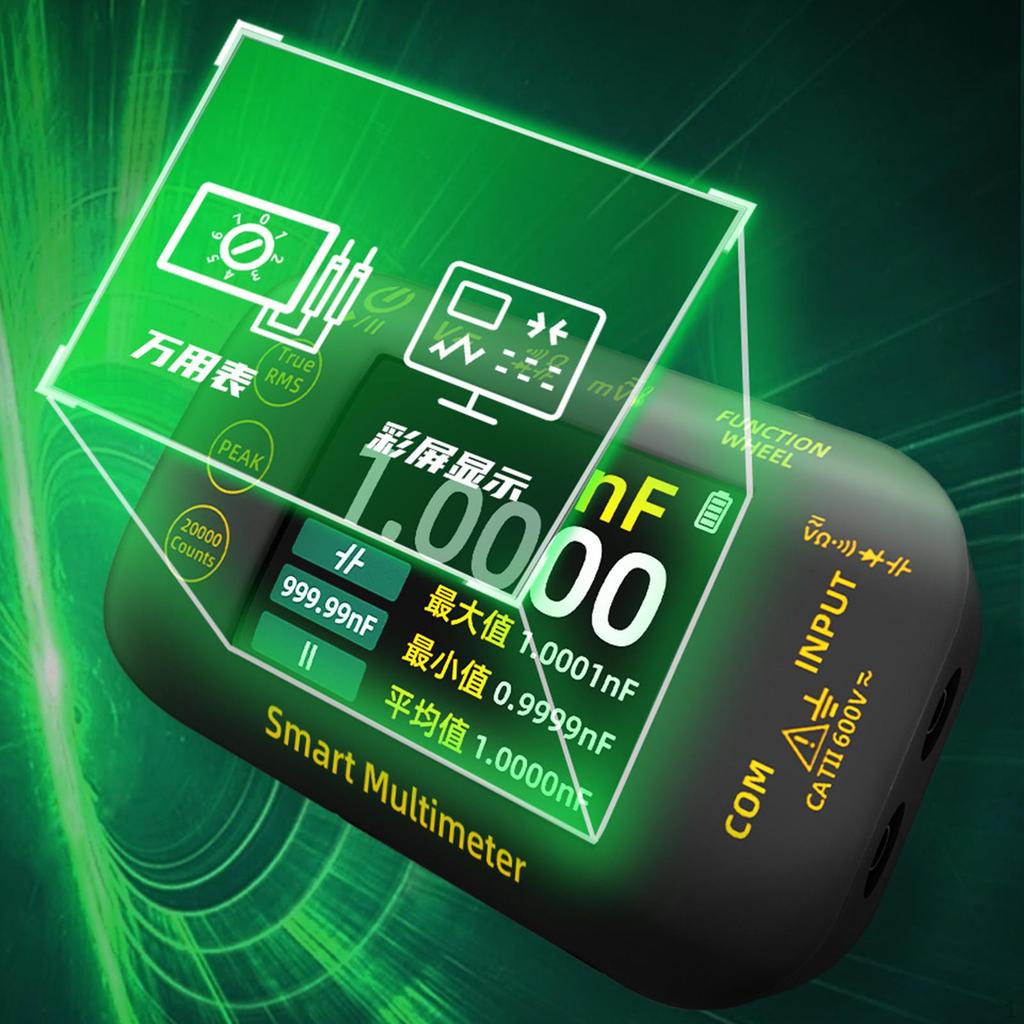 20,000 Digital Multimeter, Handheld Multifunction Ammeter, Tester for Automotive Engineers And