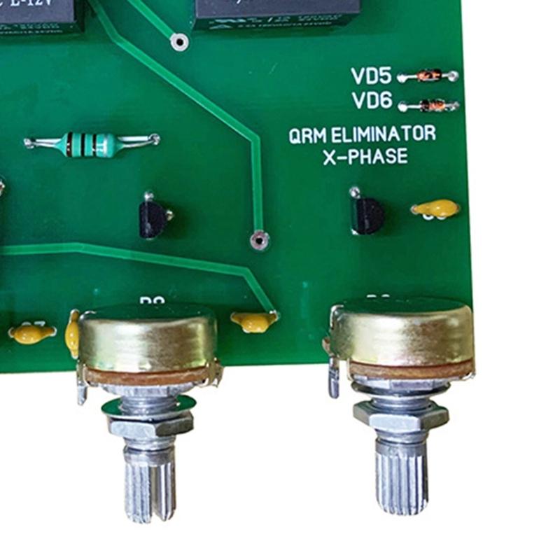 QRM Canceller Eliminator X-Phase 1-30 MHz HF Band PTT Control Finished Eliminator Board Diy Kit for Ham Radio