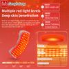 Red Light Bead Heated Elbow Protector Relieves Arthritis Tennis Elbow Pain Fits Elbows Calves Abdomen Soles