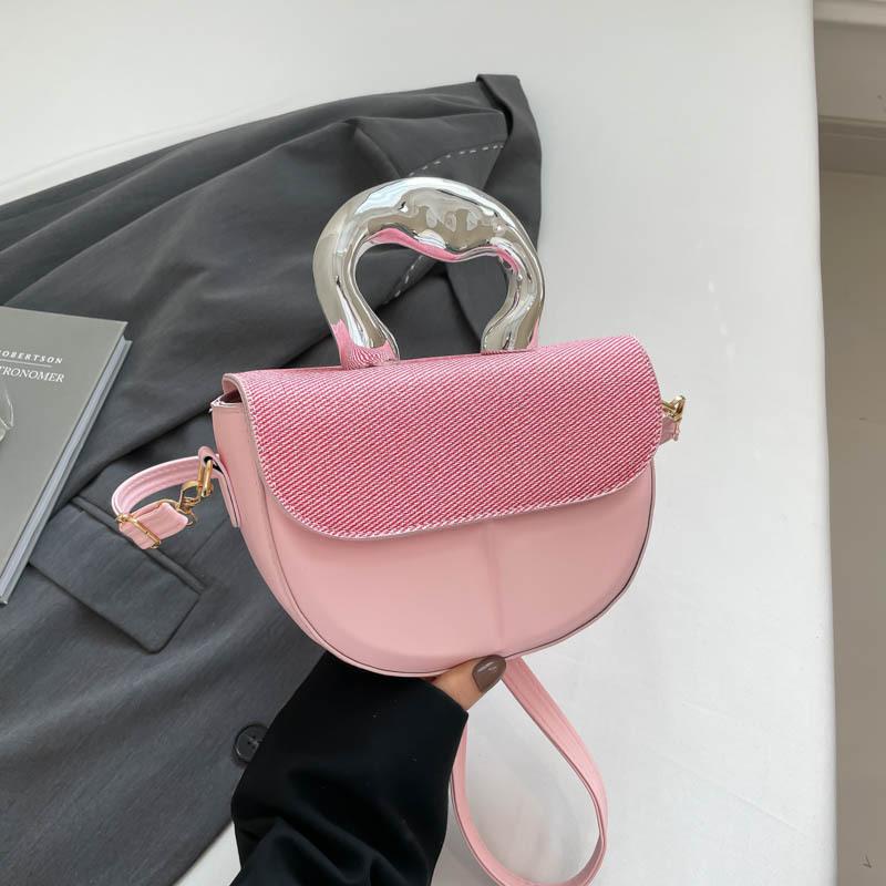 Summer New Niche Design Hand Bag Simple Trend Fashion Shoulder Messenger Bag Solid Color Versatile