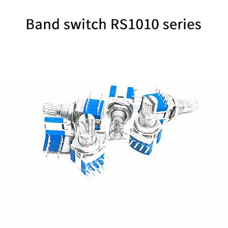 2Pcs Gear Change Switch Diy Accessories 1 Pole 2/3/4/5/6 Position 2 Pole 2/3/4 Position Rs1010 Band Switch Rotary Switch