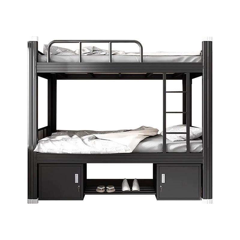 Iron Bunk Bed - Sturdy, Silent, Thick Frame with High and Low Design for School Use