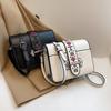 IELGY Women's Fashion Embroidery Pattern Messenger Square Bag Black