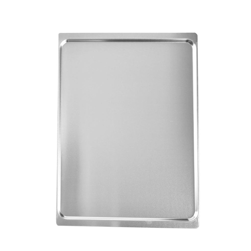 

Even Heating Baking Tray Non-stick Bread Cake Tray New Rectangular Tray срібний