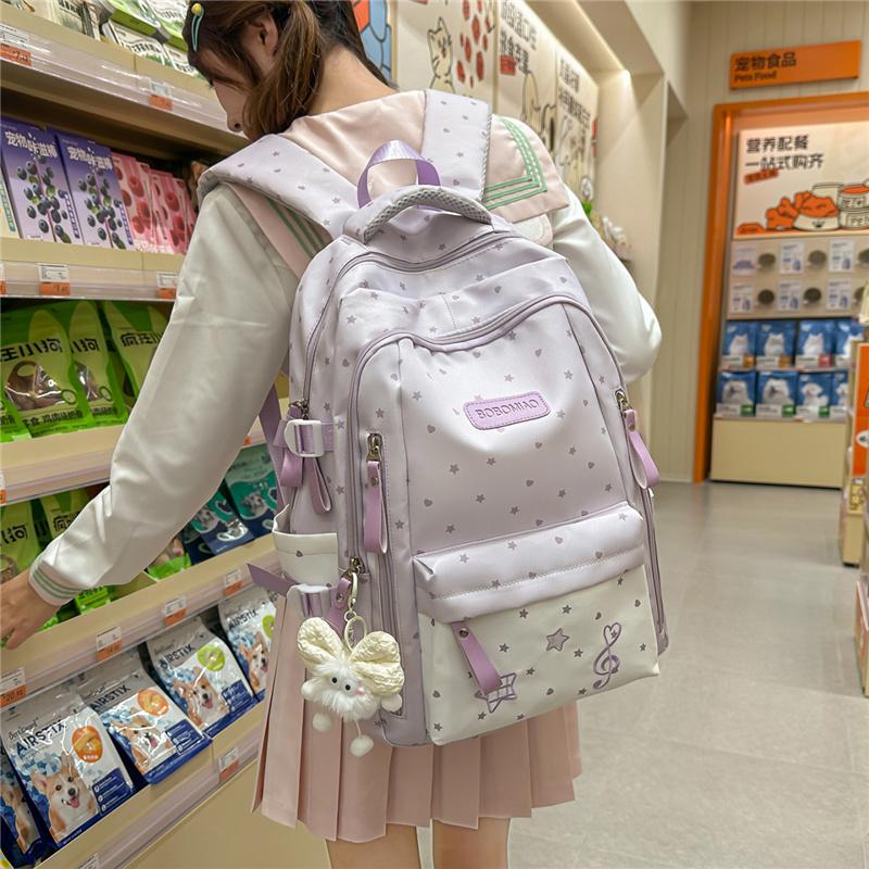 Zaino Scuola Media Stella Zaino da Donna Leggero Grande Capacità