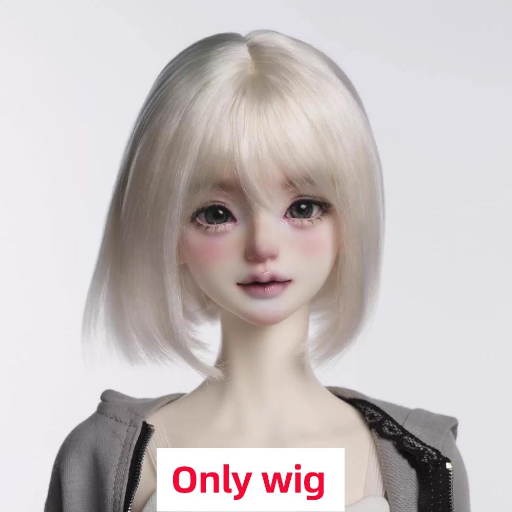 

Парик Awen BJD Мохер 1/4, 1/6 BJD Челка Прямые Короткие Многослойные Длинные Волосы для 30-40см BJD DD SD Кукол в Разных Цветах for 15.5-17.5cm head