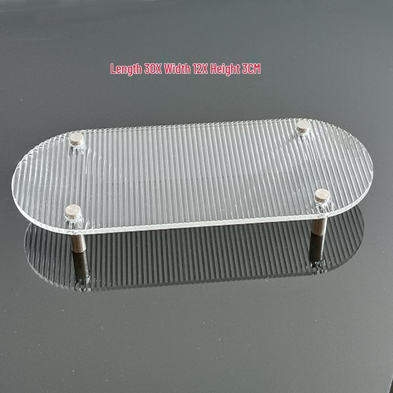 Vielseitiger Acryl- und Glas-Desserttisch-Präsentationsständer für den Innen- und Außenbereich