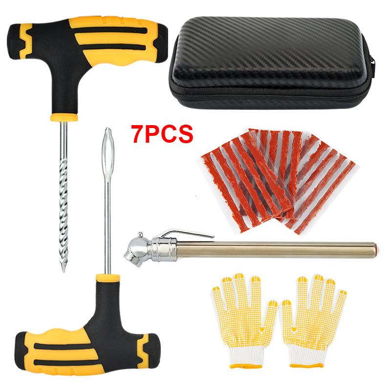 Nieuwe Auto Bandenreparatieset Lekstopgereedschap Bandenlek Noodgeval voor Universele Bandenstrips Roerlijm Reparatiegereedschap Kit