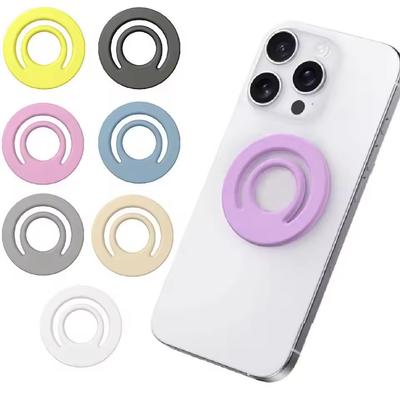 Magnetic Holder for Iphone, Silicone Phone Stand Sticker with Strong Magnetic Universal Back Sticker Mount, Grip